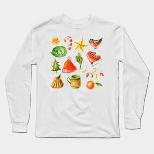 Christmas Theme Long Sleeve T-Shirt